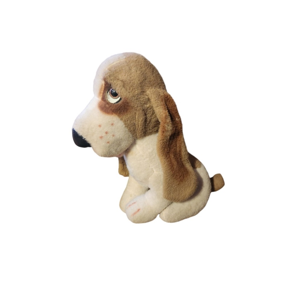 Vintage Animal Fair Bogart The Basset Hound 12" Plush Stuffed Animals‎ 1976 USA